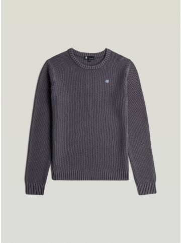 G-Star Raw Garment Dyed Structure Knit india ink gd