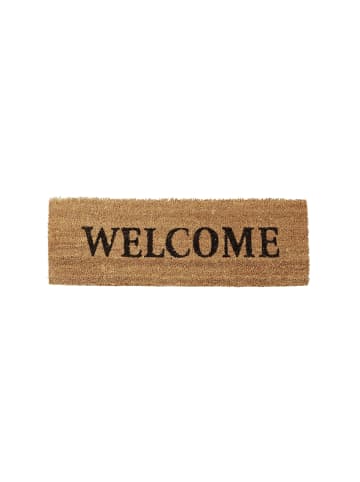 relaxdays Fußmatte Welcome in Natur - (B)75 x (T)25 cm