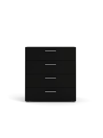 ebuy24 Kommode Petra Schwarz 80 x 40 cm