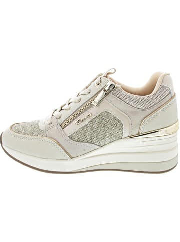 Tamaris sportlicher Schnürer Beige