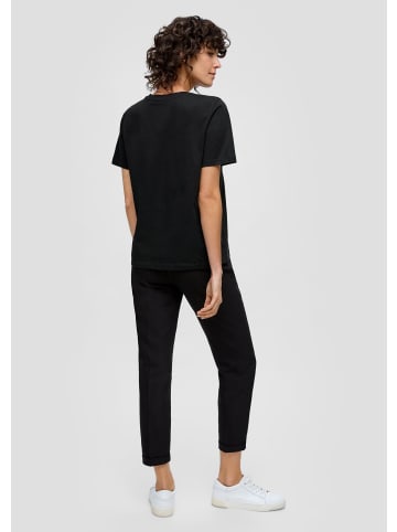 s.Oliver T-Shirt in 99D0_schwarz