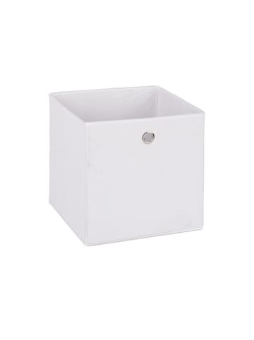 relaxdays 4x Aufbewahrungsbox in Weiß - (B)30 x (H)30 x (T)30 cm