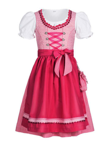 Nübler Kinderdirndl 3-teilig Nuria in Pink