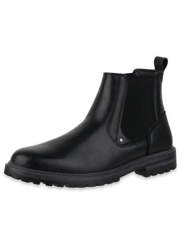 VAN HILL Chelsea Boots Briar in Schwarz
