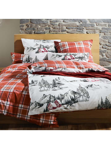 Erwin Müller Fein Biber Kissenbezug in rot