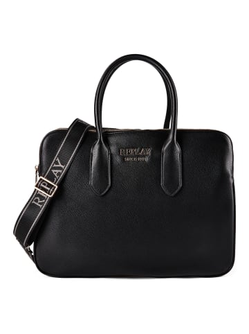 Replay Schultertasche 39 cm Laptopfach black