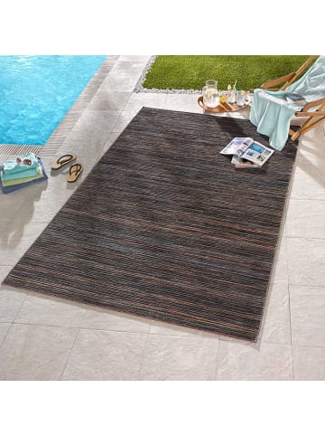 NORTHRUGS Outdoorteppich Lotus Braun Orange Blau