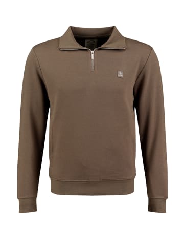 KEY LARGO Sweatshirt 'KLNICK' in braun