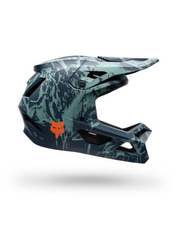 BASIL FOX Rampage Image Print Fullface-TB-Helm Arctic Blue  57-58
