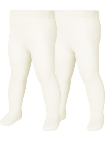 Playshoes Strumpfhose "Strumpfhose uni Doppelpack" in Braun
