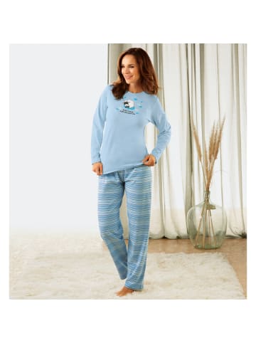 Erwin Müller Single-Jersey Schlafanzug in bleu