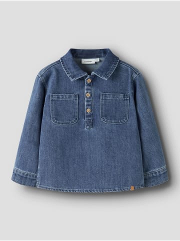 name it Overshirt in Dark Blue Denim1