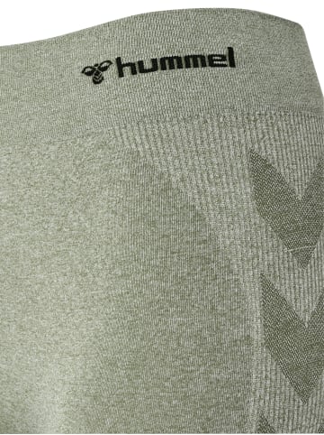 Hummel Hummel Leggings Hmlci Yoga Damen Dehnbarem Feuchtigkeitsabsorbierenden Nahtlosen in SEAGRASS MELANGE