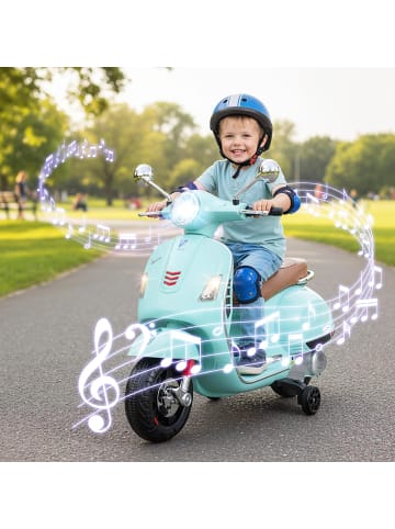 COSTWAY Kinder Motorrad Elektrisch 3-6 Jahren in Grün