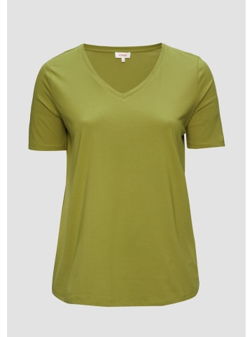 s.Oliver T-Shirt in 7774_guacamole