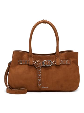 Tamaris TAS Melina Schultertasche Leder 39 cm in cognac