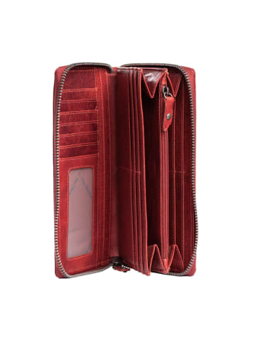 The Chesterfield Brand Havana Geldbörse RFID Schutz Leder 19 cm red