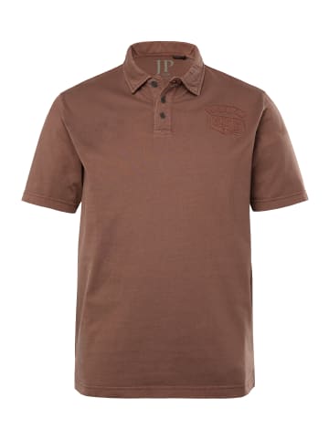 JP1880 Poloshirt in kastanienbraun