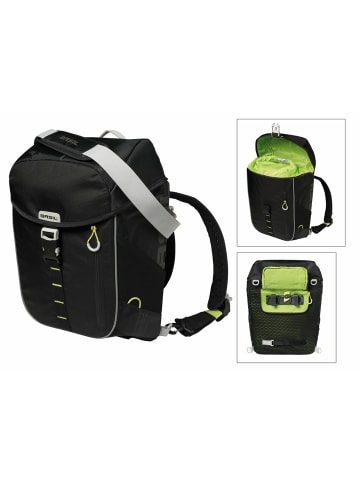 BASIL Einzelpacktasche "Miles" in schwarz-lime