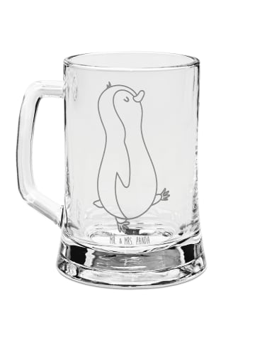 Mr. & Mrs. Panda Humpen Pinguin mHerzieren ohne Spruch in Transparent