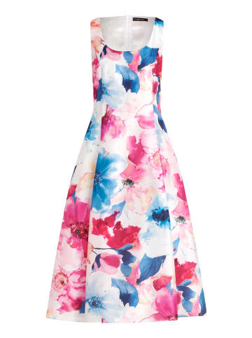 Vera Mont Cocktailkleid mit Kellerfalten in Cream/Pink