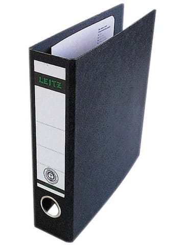 Leitz Ordner A5 hoch Hartpappe schwarz