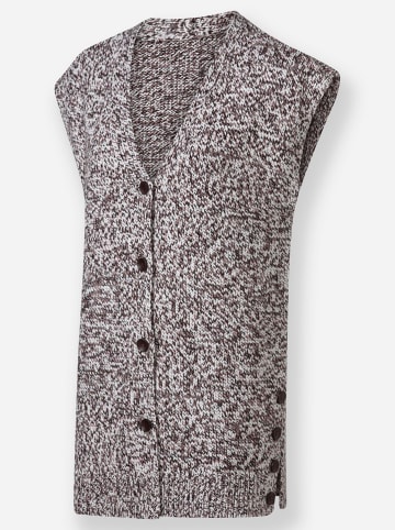 WITT WEIDEN Longweste in mauve-meliert