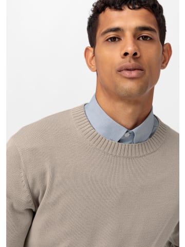 Hessnatur Rundhals-Pullover in stein