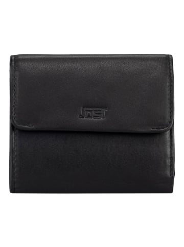 Jost Odense Geldbörse RFID Schutz Leder 12 cm black