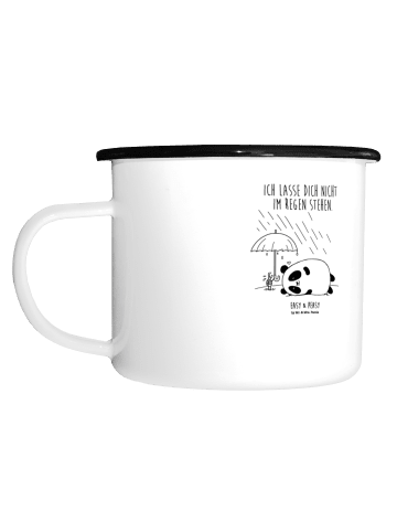 Mr. & Mrs. Panda Teetasse Panda Freundschaft mit Spruch in Weiß