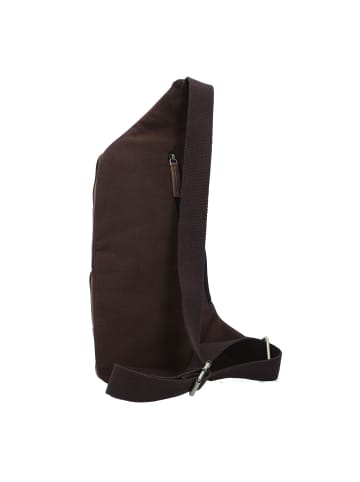 Greenburry Vintage Umhängetasche Leder 43 cm in brown