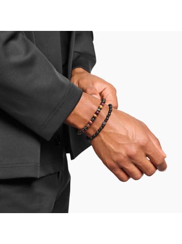 Thomas Sabo Armband in silber, schwarz