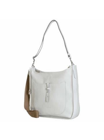 PICARD Kronberg - Schultertasche 40 cm Rindleder (black) in white lily