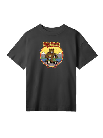 F4NT4STIC T-Shirt US National Parks Make Friends At Yellowstone in off black