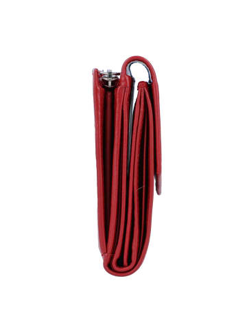 Esquire New Silk Geldbörse Leder 12 cm rot
