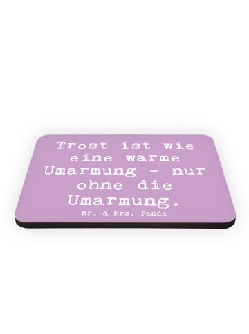 Mr. & Mrs. Panda Tafelmagnet Spruch Trost Umarmung mit Spruch in Lavendeltraum