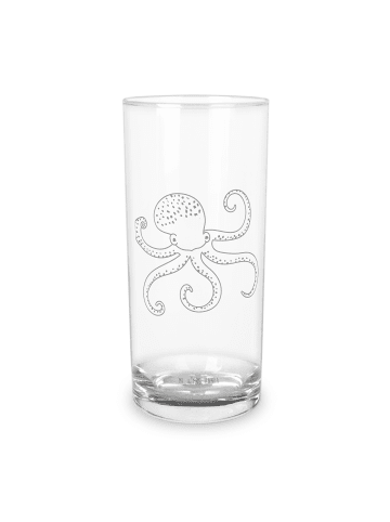 Mr. & Mrs. Panda Wasserglas Tintenfisch ohne Spruch in Transparent