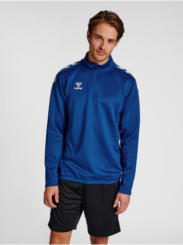 Hummel Halbreißverschluss Sweatshirt Hmlcore Erwachsene in TRUE BLUE