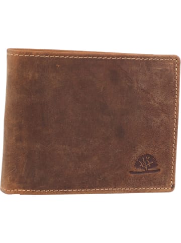 Greenburry Geldbörse Leder 12 cm in brown