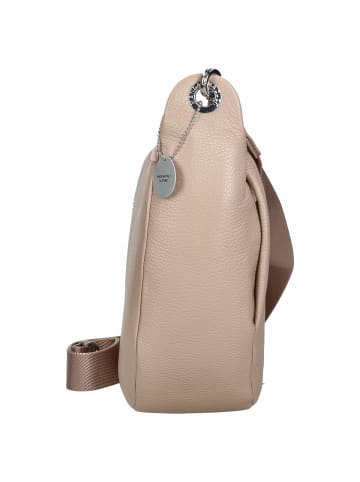 Mandarina Duck Mellow Leather - Umhängetasche 34 cm in warm taupe