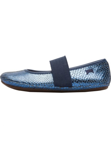 Camper Ballerinas " Right " in Silver Blau