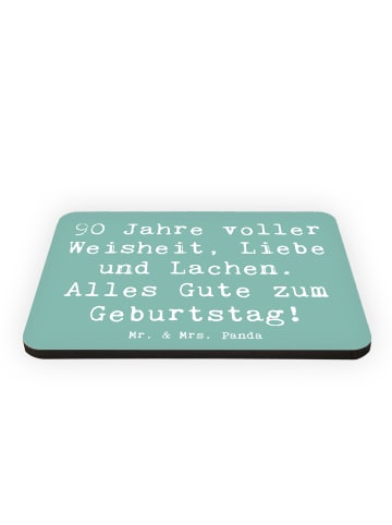 Mr. & Mrs. Panda magnet für kühlschrank Spruch 90. Geburtstag mi... in Meeresbrise