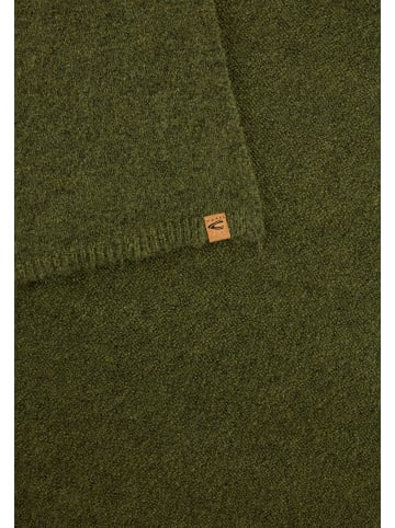 Camel Active Strickschal aus Polyester-Wollmix in Oliv