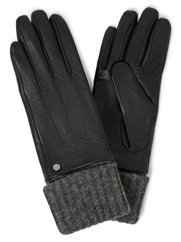 Pearlwood Handschuhe Lipa in schwarz grau - 0001