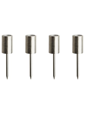Butlers Kerzenpick ADVENT 4er-Set in Silber