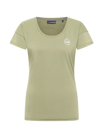 ELBSAND T-Shirt Ragne in Green Leaf