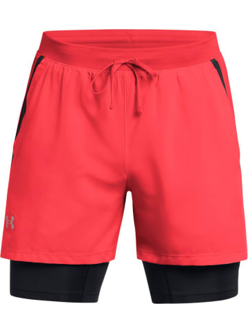 Under Armour Short "Ua Launch 5'' 2-In-1 Shorts" in Rot