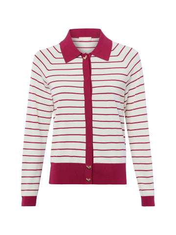 Liu Jo Strickjacke in bordeaux ecru - 0001