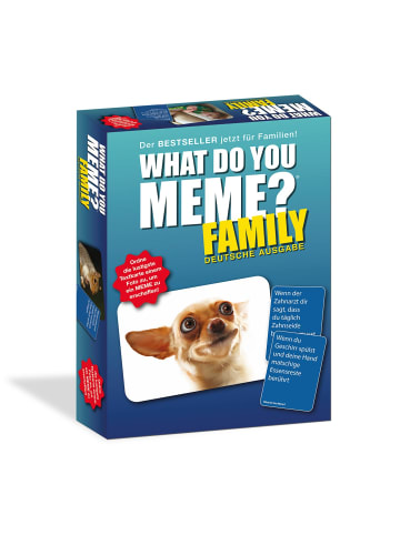 HUCH! Partyspiel What Do You Meme - Family Edition (DE) in Bunt