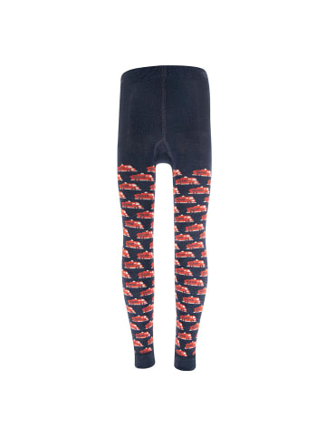 ewers Legging Feuerwehrautos in navy